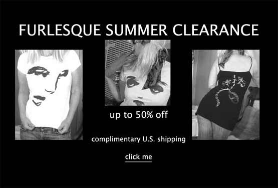 Furlesque Summer Clearance Sale